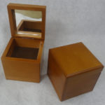 オルゴール付き多様なデザインの小物入れ カラーが選べる『ミラー付きBOX』【青】 | 浜名湖オルゴール