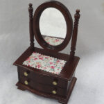 オルゴール アンティークな引き出し レトロ TOA社製 木製 sankyoオルゴール付き アクセサリー入れ